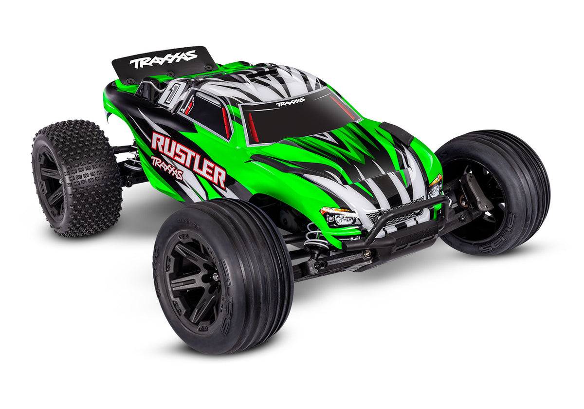 Traxxas 1/10 Rustler HD Clipless XL-5 2WD Stadium Truck (Brushed / Multiple Colors / RTR)