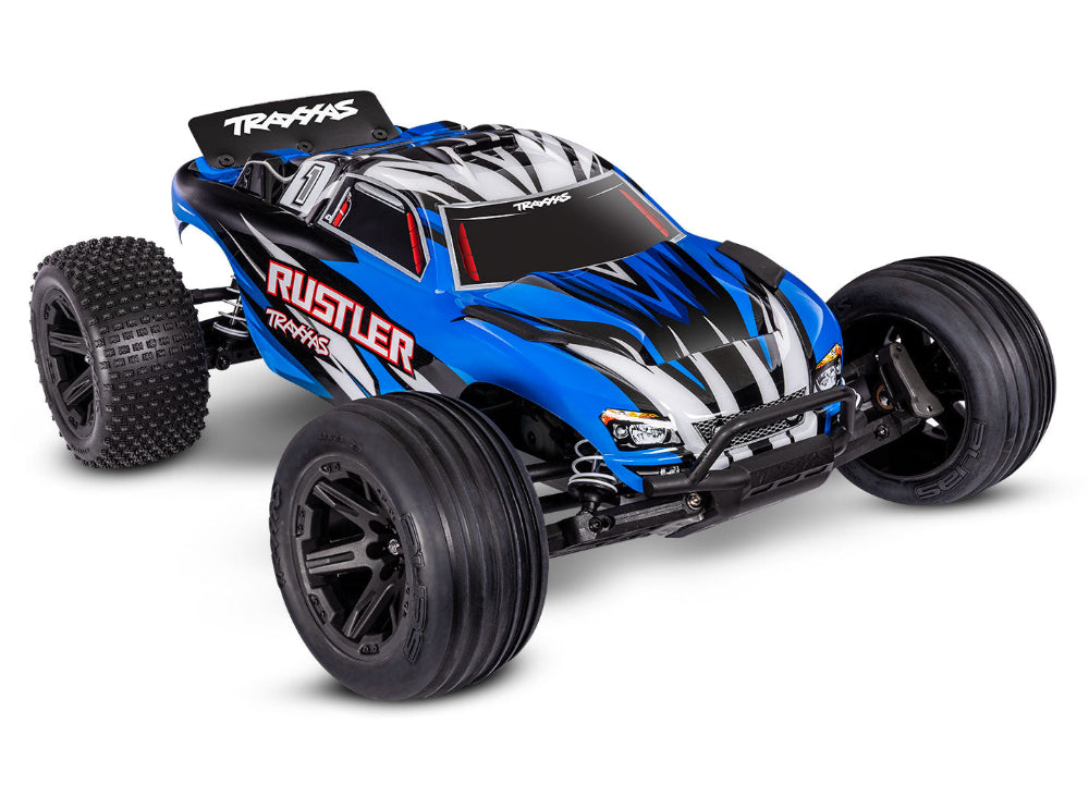 Traxxas 1/10 Rustler HD Clipless XL-5 2WD Stadium Truck (Brushed / Multiple Colors / RTR)