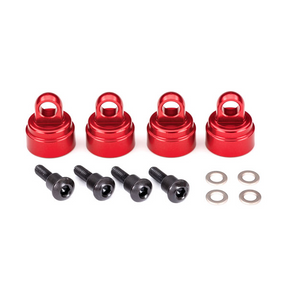 Traxxas Aluminum Shock Caps (#3767 / Multiple Colors) Red (#3767X)