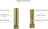 Amass 4mm Banana Bullet Connectors (3 Pairs)