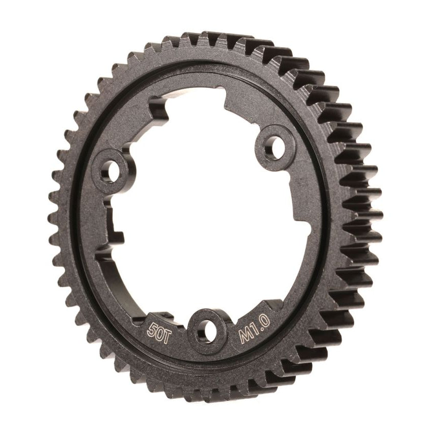 Traxxas Wide-Face 50T Machined-Steel Spur Gear (#6443 / 1.0 Pitch)