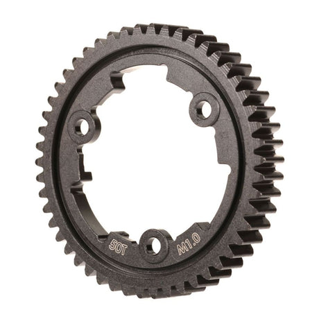 Traxxas Wide-Face 50T Machined-Steel Spur Gear (#6443 / 1.0 Pitch)