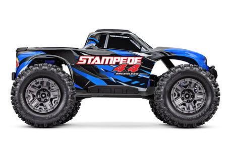 Traxxas 1/10 Stampede 4X4 4WD Electric Monster Truck (Brushless / ARR / Blue)