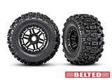 Traxxas Sledgehammer Belted Black Tire/Wheel Set (#8979 / 2.8" / 17mm Splined Hex / 2pcs)