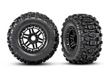 Traxxas Sledgehammer Belted Black Tire/Wheel Set (#8979 / 2.8" / 17mm Splined Hex / 2pcs)