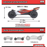 ARRMA 1/14 Typhon Grom Mega 380 4WD Monster Truck (Brushed / Multiple Colors / RTR)