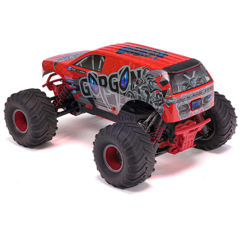 ARRMA 1/10 Gorgon Mega 550 4X2 Monster Truck (Brushed / Red / RTR)