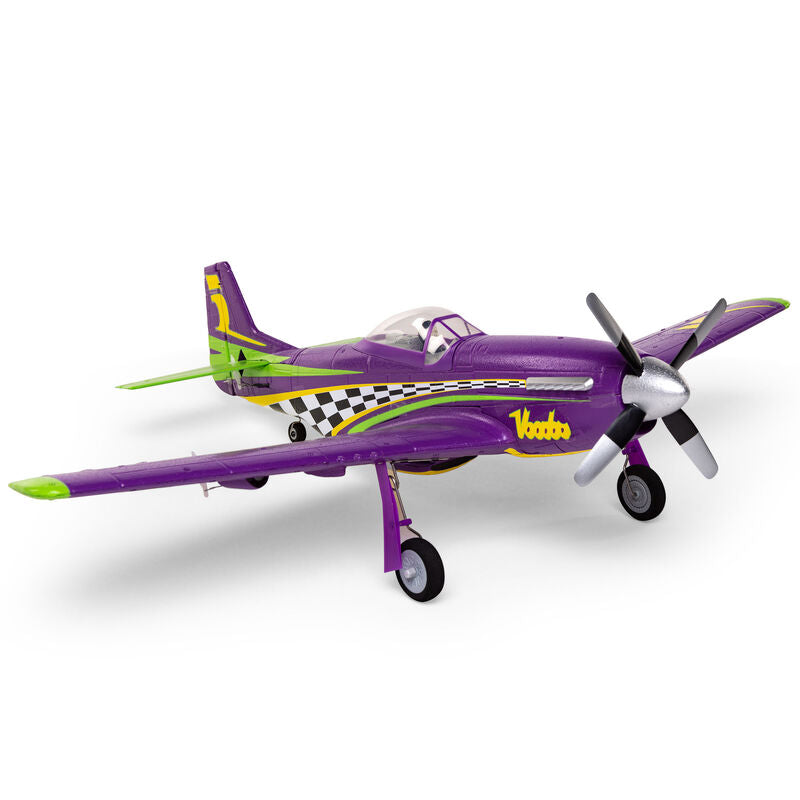 E-flite UMX P-51 Voodoo Airplane w/ SAFE (493mm / BNF)