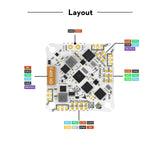 Flywoo GOKU F405 HD / 12A / 25x25 AIO Flight Controller w/ ELRS (Bluejay / 1-2S)