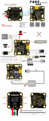 Skystars F405 HD V2 Flight Controller (30x30 / 6 UARTS / 3-6S)