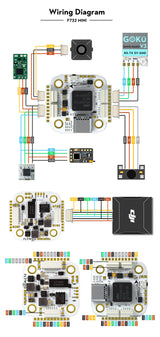 Flywoo Goku F7 Pro Mini V2 20x20 Flight Controller (6 Uarts / ICM42688 / 3-6S)