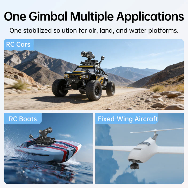 CaddxFPV GM V2 FPV Camera Gimbal (GM1 & GM3)