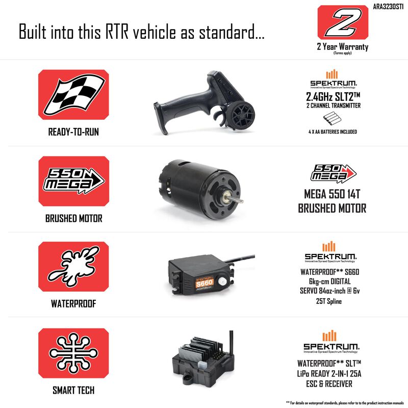 ARRMA 1/10 Gorgon MT 2WD Monster Truck (Brushed / Multiple Colors / RTR)