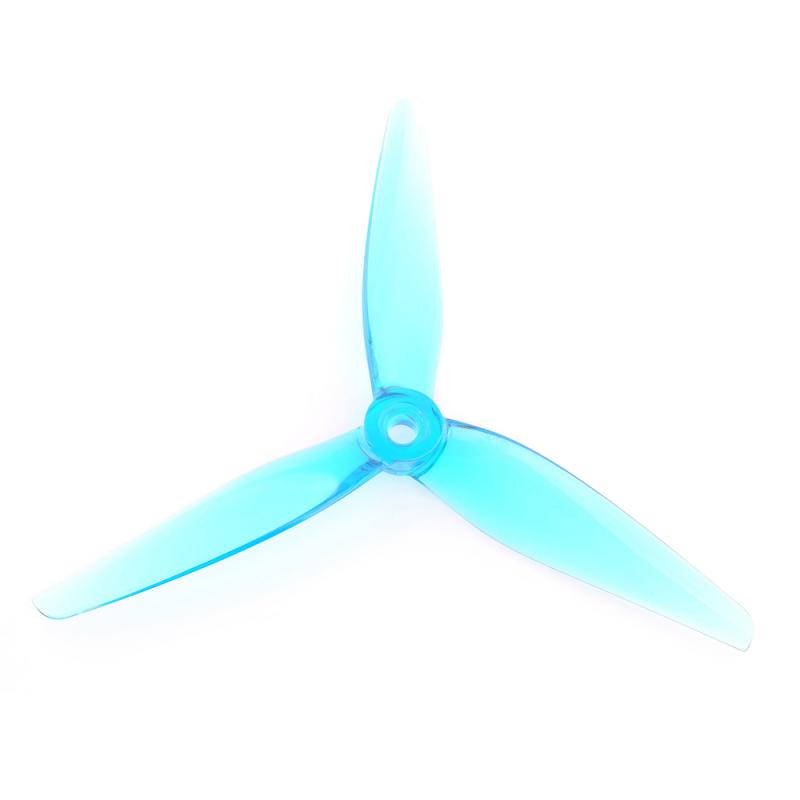 HQProp R37 5.1X3.7 / 3-Blade Propeller Set (5mm Bore / Blue)