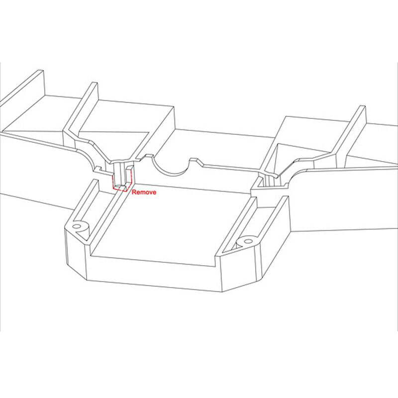 Hot-Racing Aluminum Standard Servo Adapter for Maxx & X-Maxx