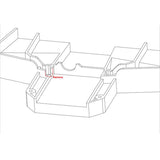 Hot-Racing Aluminum Standard Servo Adapter for Maxx & X-Maxx