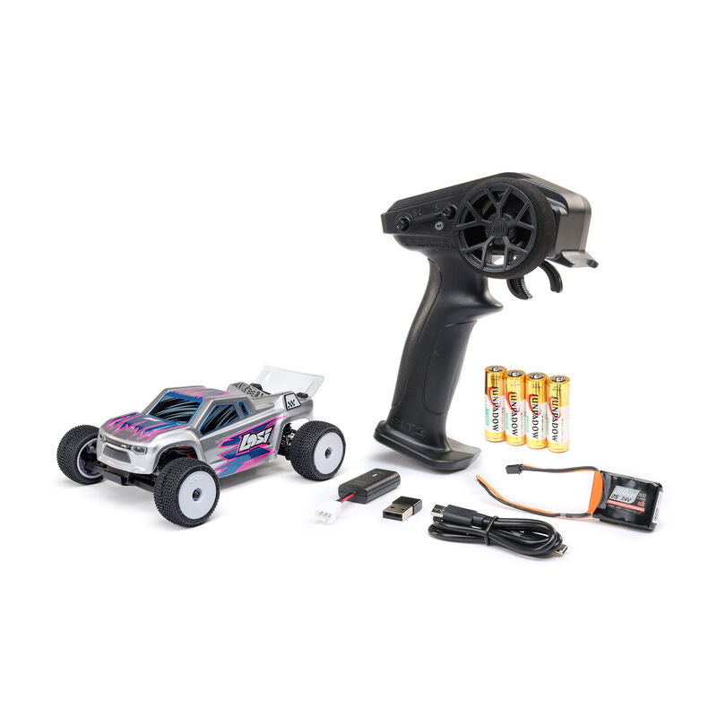 LOSI 1/28 Micro-T 2WD Stadium Truck (Brushed / RTR / Multiple Colors)