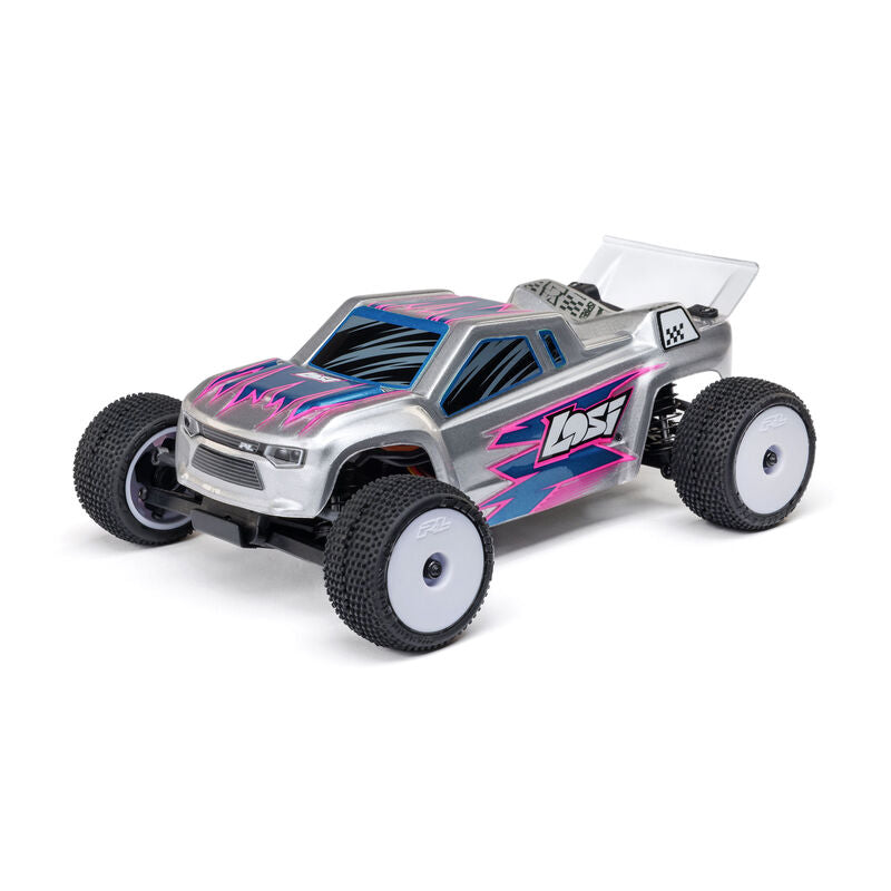 LOSI 1/28 Micro-T 2WD Stadium Truck (Brushed / RTR / Multiple Colors)