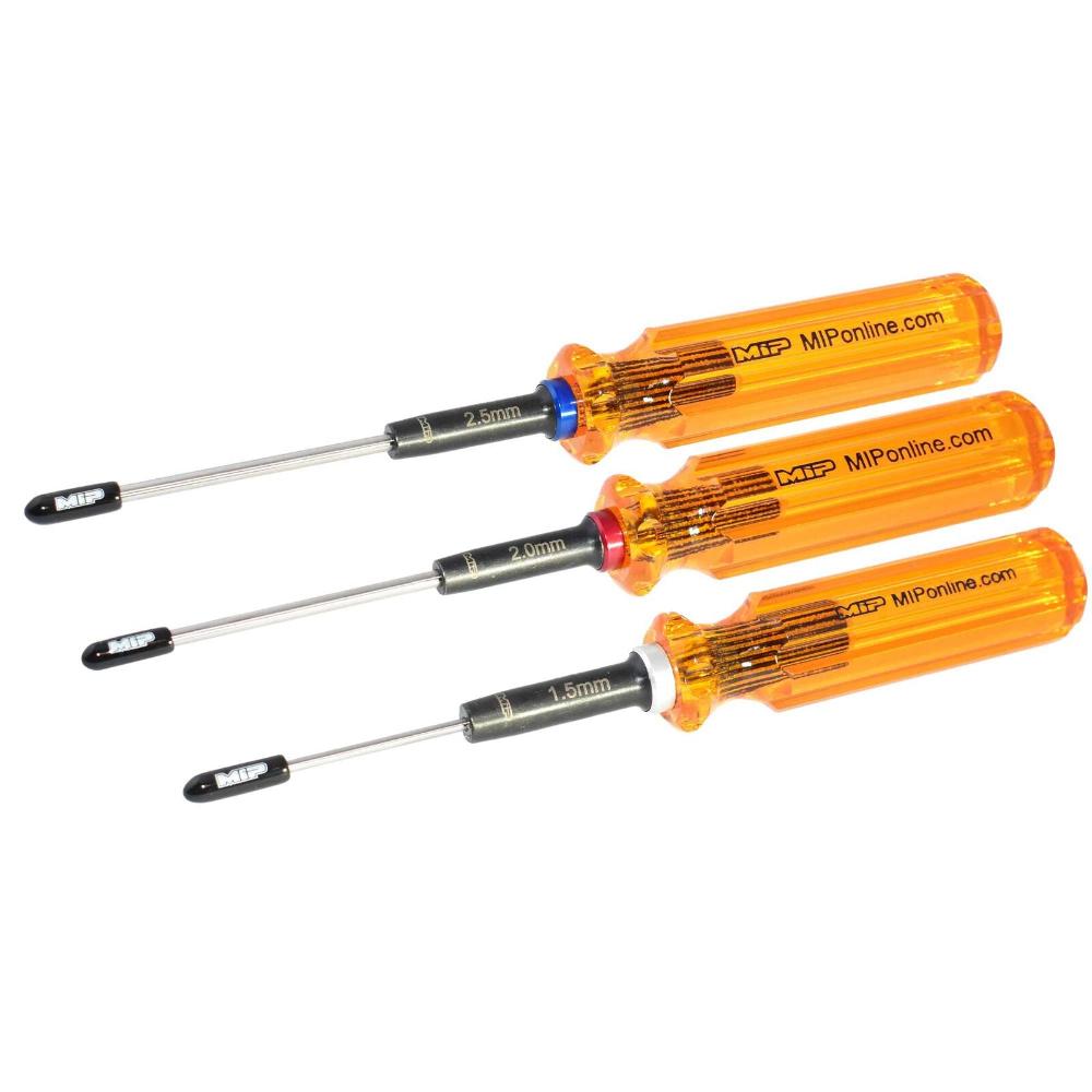 MIP Gen 2 Hex Screwdriver 3-Pack Set (1.5mm, 2.0mm & 2.5mm)