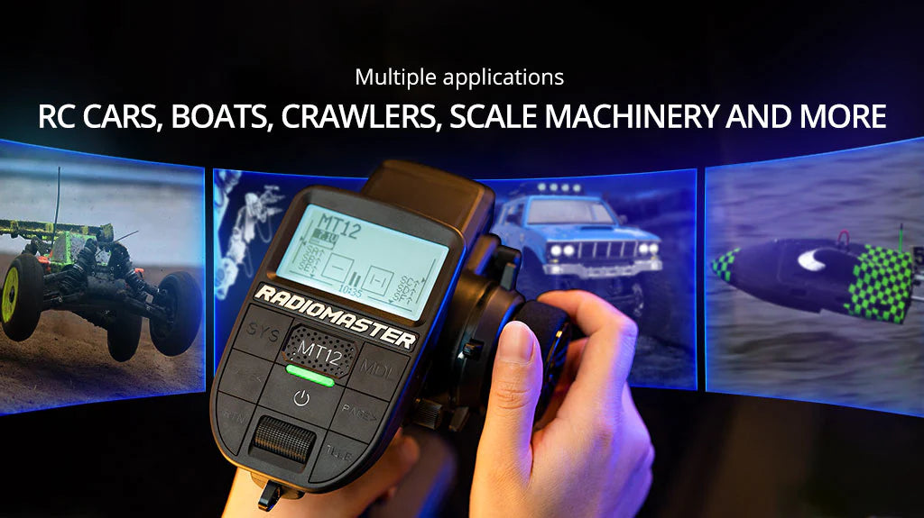 RadioMaster MT12 Surface Radio System (Hall Sensor Gimbals / ELRS Version)