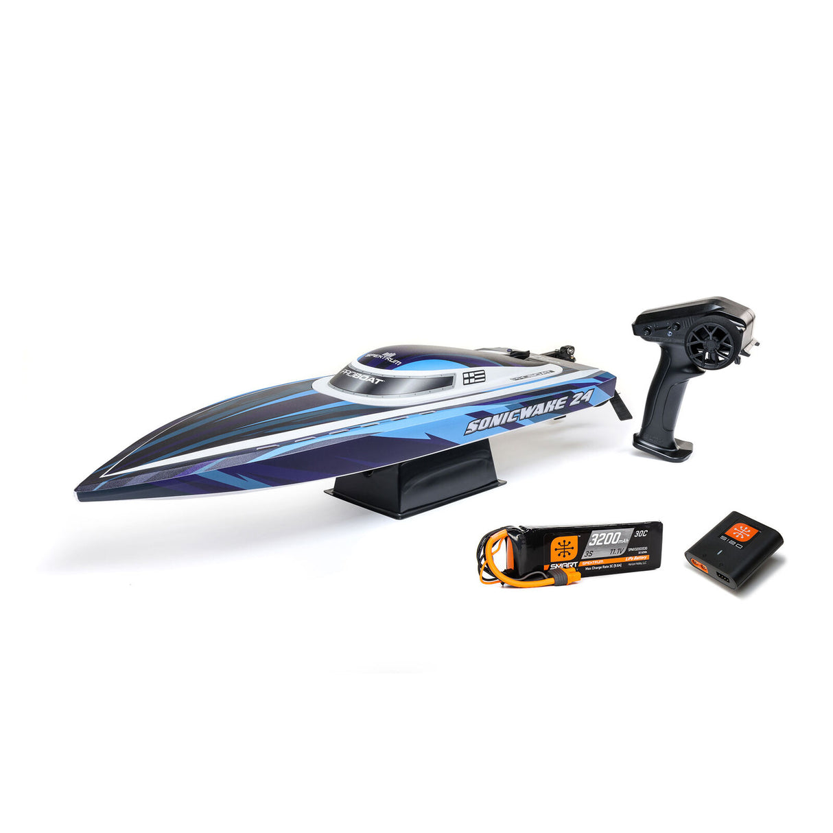 Pro Boat Sonicwake 24" Brushless RC Boat (Self-Righting / RTR)