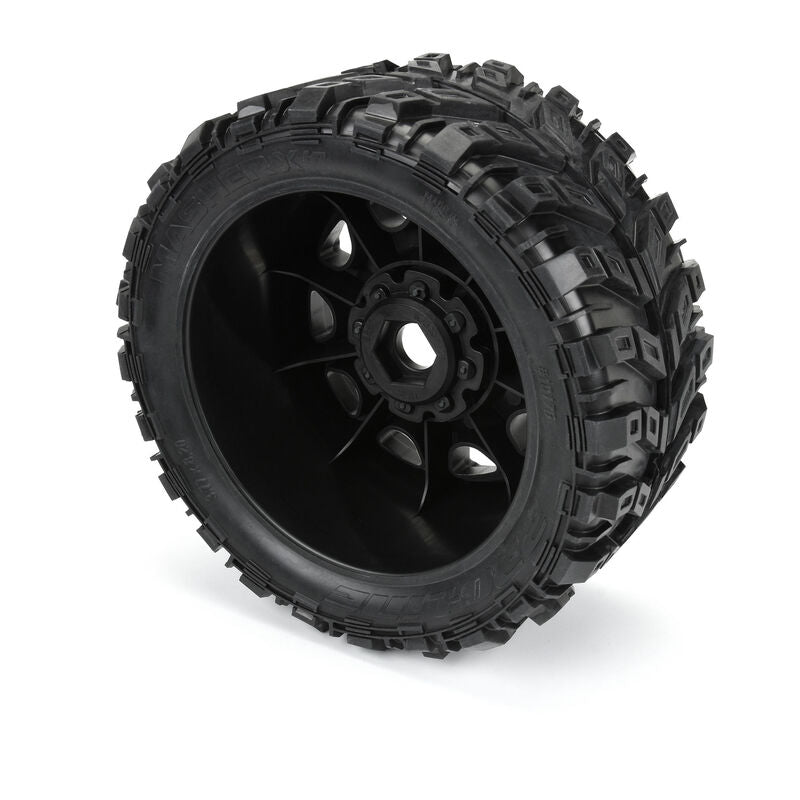 Pro-Line Masher X HP Belted Tire & Wheel Set (5.7" / 24mm Hex / 2pcs)