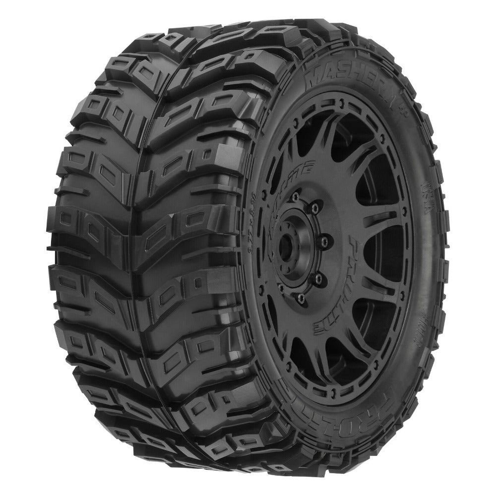 Pro-Line Masher X HP Belted Tire & Wheel Set (5.7" / 24mm Hex / 2pcs)