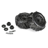 Pro-Line Dumont Paddle MTD Tire & Wheel Set (3.8" / 17mm Hex / 2pcs)