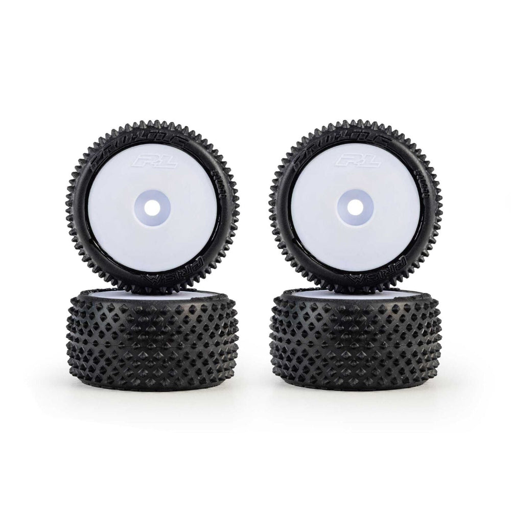 Pro-Line Prism Carpet Tire & Wheel Set for Micro-T (1.0" / 7mm Hex / 4pcs)