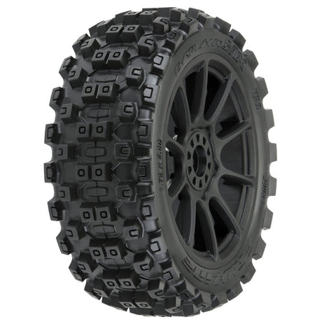 Pro-Line Badlands MX M2 Tires & Mach 10 Wheel Set (3.3" / 17mm Hex / 2pcs)