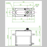 Reefs RC 422HD V2 Digital Coreless Servo (25T Spline / Steel Gears)