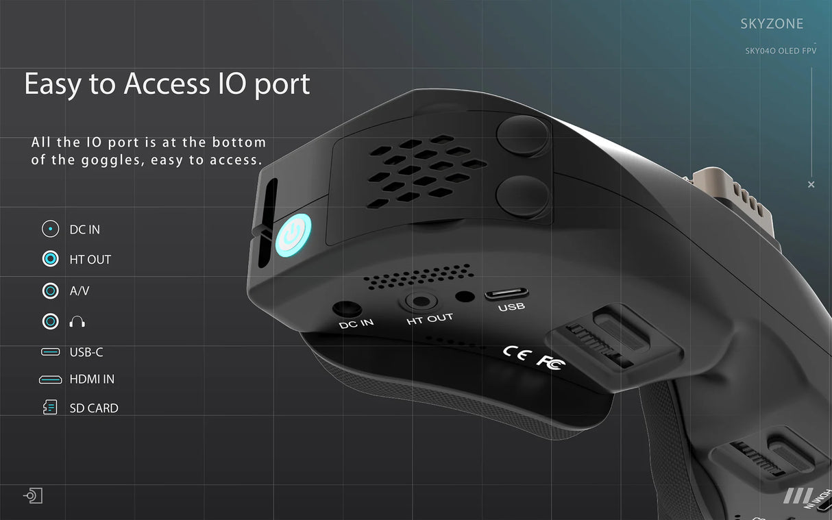 Skyzone SKY04O Pro FPV Analog Goggles