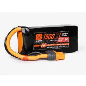 Spektrum Smart G2 3S / 1300mAh / 30C / 11.1V LiPo Battery w/ IC3 Plug