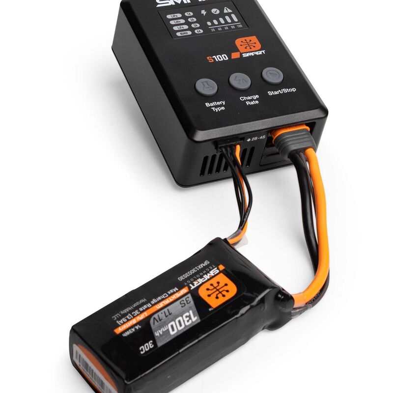 Spektrum Smart S100 LiPo & NiMH Balance Charger (100W / 2-4S)