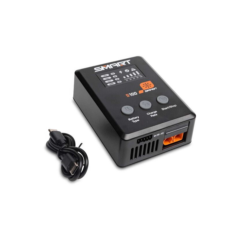 Spektrum Smart S100 LiPo & NiMH Balance Charger (100W / 2-4S)