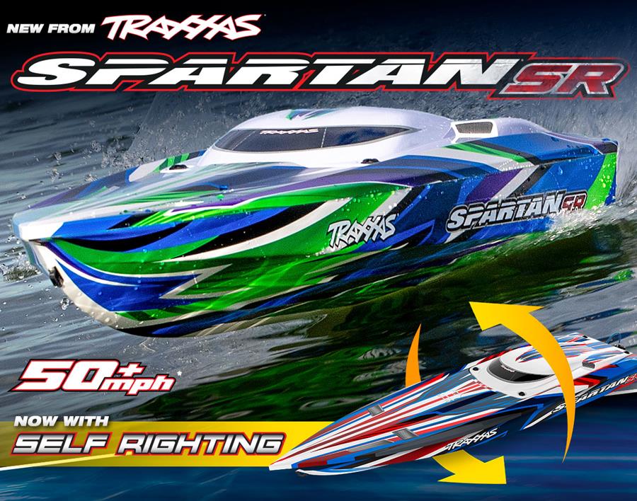 Traxxas Spartan SR 36" Brushless Racing Boat (Self-Righting / ARR / 6S)