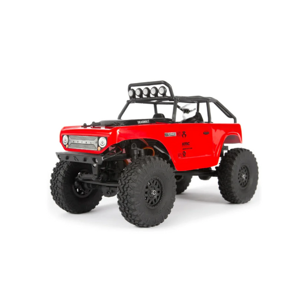 Axial 1/24 SCX24 Deadbolt 4WD Rock Crawler (Brushed / Red / RTR)