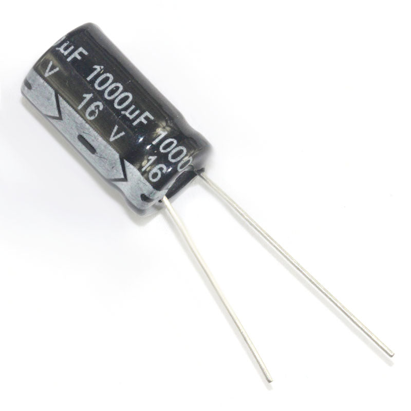 Radial Electrolytic Capacitor (Low ESR / 16V, 25V or 35V / 2pcs)