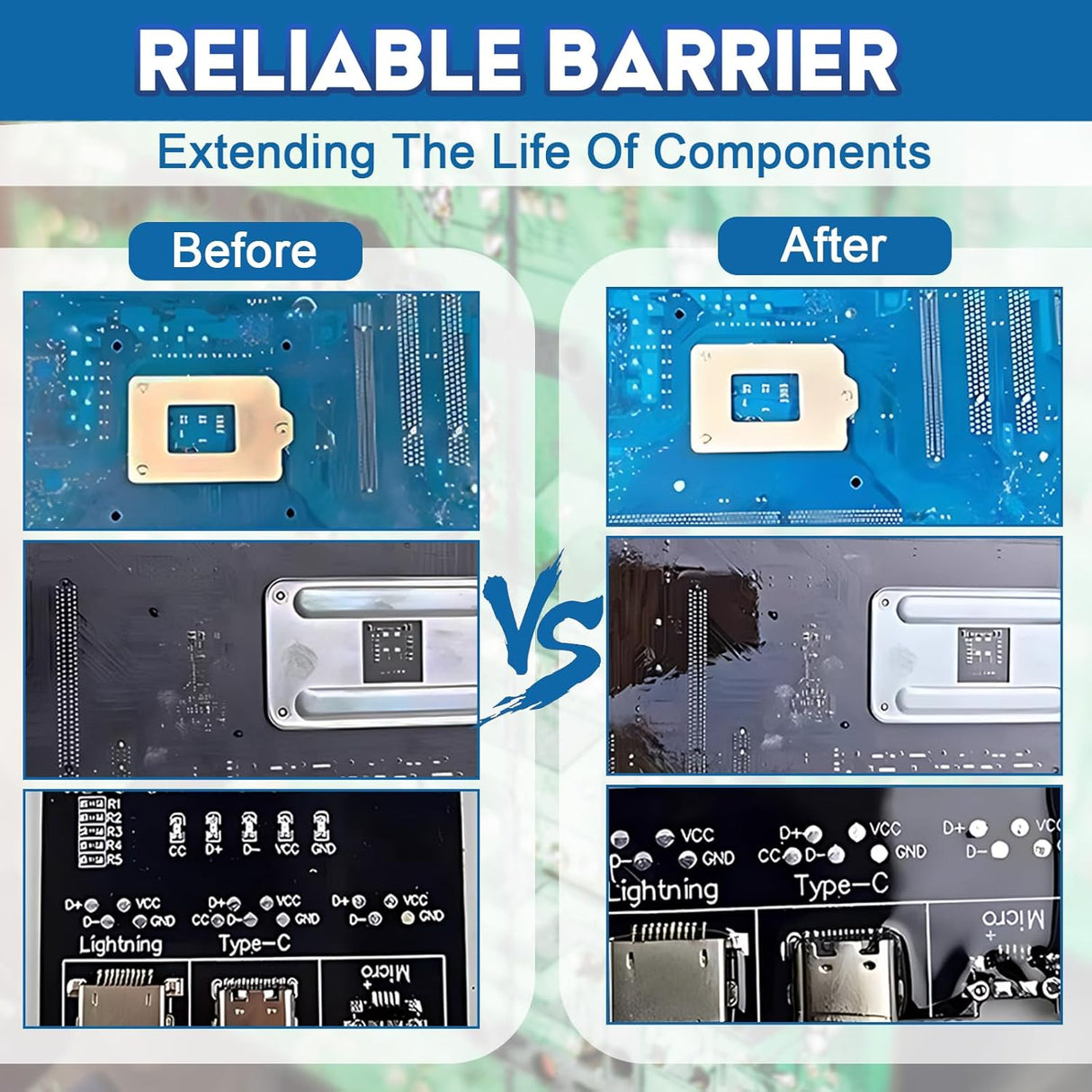 Yoteble Conformal Coating for Electronics (100ml / 1 Brush)
