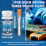 Yoteble Conformal Coating for Electronics (100ml / 1 Brush)