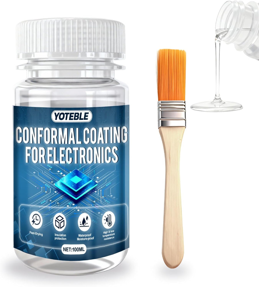 Yoteble Conformal Coating for Electronics (100ml / 1 Brush)