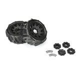 Pro-Line Dumont Paddle MTD Tire & Wheel Set (5.7" / 24mm Hex / 2pcs)