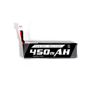Emax 1S / 450mAh / 80C / 4.35V HV LiPo Battery with JST-PH 2.0 Connector