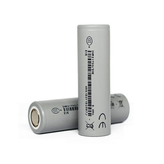 EVE 50E 21700 / 5000mAh / 15A Li-Ion Battery (2pcs)