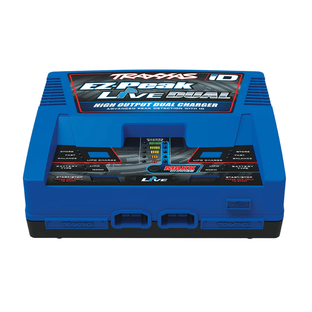 Traxxas EZ-Peak Live Dual Battery Charger (2-4S LiPo / 5-8 Cell NiMH)