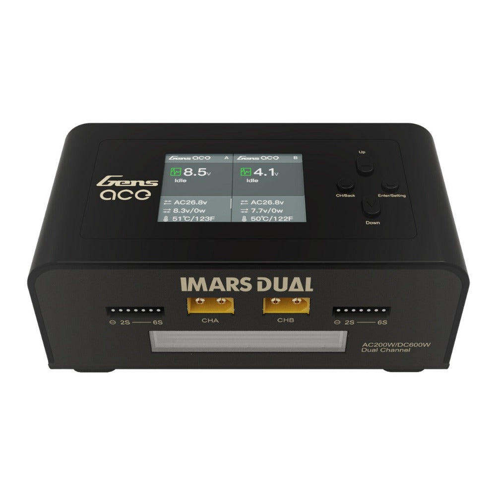GensAce Imars Dual Channel Battery Charger (15A / 200W+)