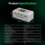 Gens Ace iMars D300 Plus Dual Channel Battery Charger / Bluetooth / G-Tech / 300W+