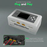 Gens Ace iMars D300 Plus Dual Channel Battery Charger / Bluetooth / G-Tech / 300W+