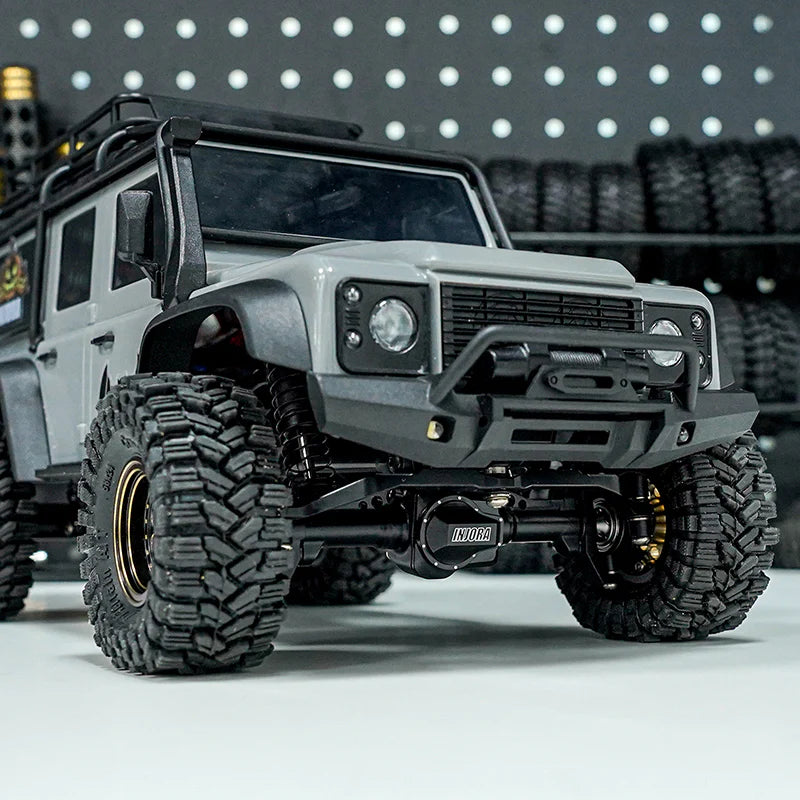 Injora Aluminum Wide Axle Assembly Set for TRX-4M (+4mm Offset / Front & Rear)
