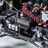 Injora LCG Carbon-Fiber Chassis w/ Double Decker Tray Kit for TRX-4M